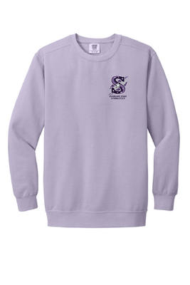 UNISEX COMFORT COLORS PURPLE CREWNECK