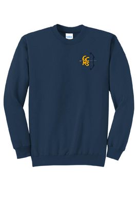 UNISEX NAVY CREWNECK