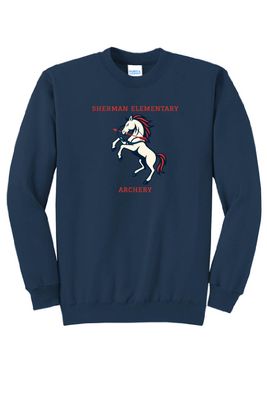 UNISEX NAVY CREWNECK