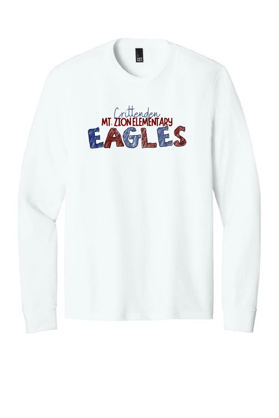 Unisex White Long Sleeve