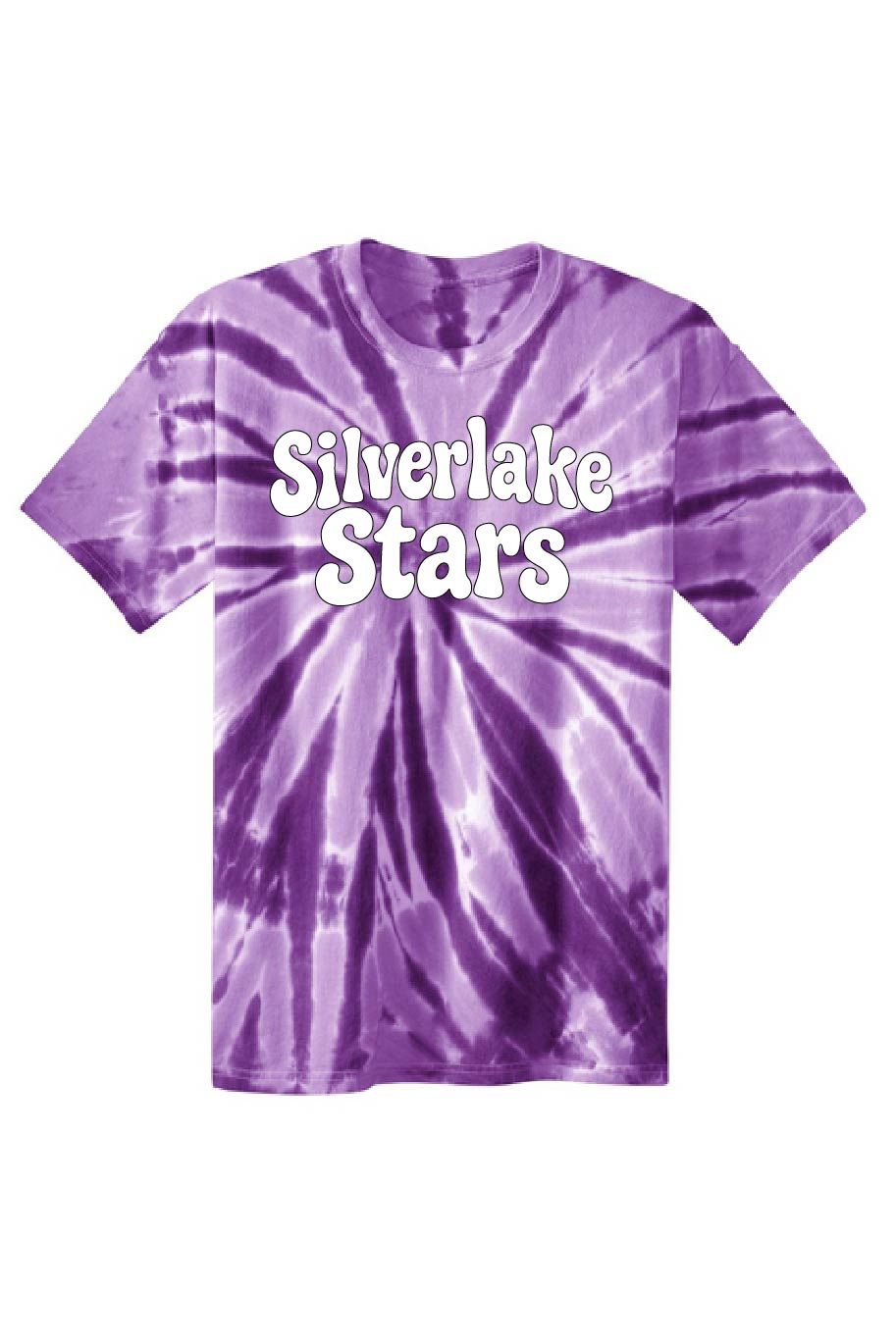 PURPLE TIE-DYE TEE