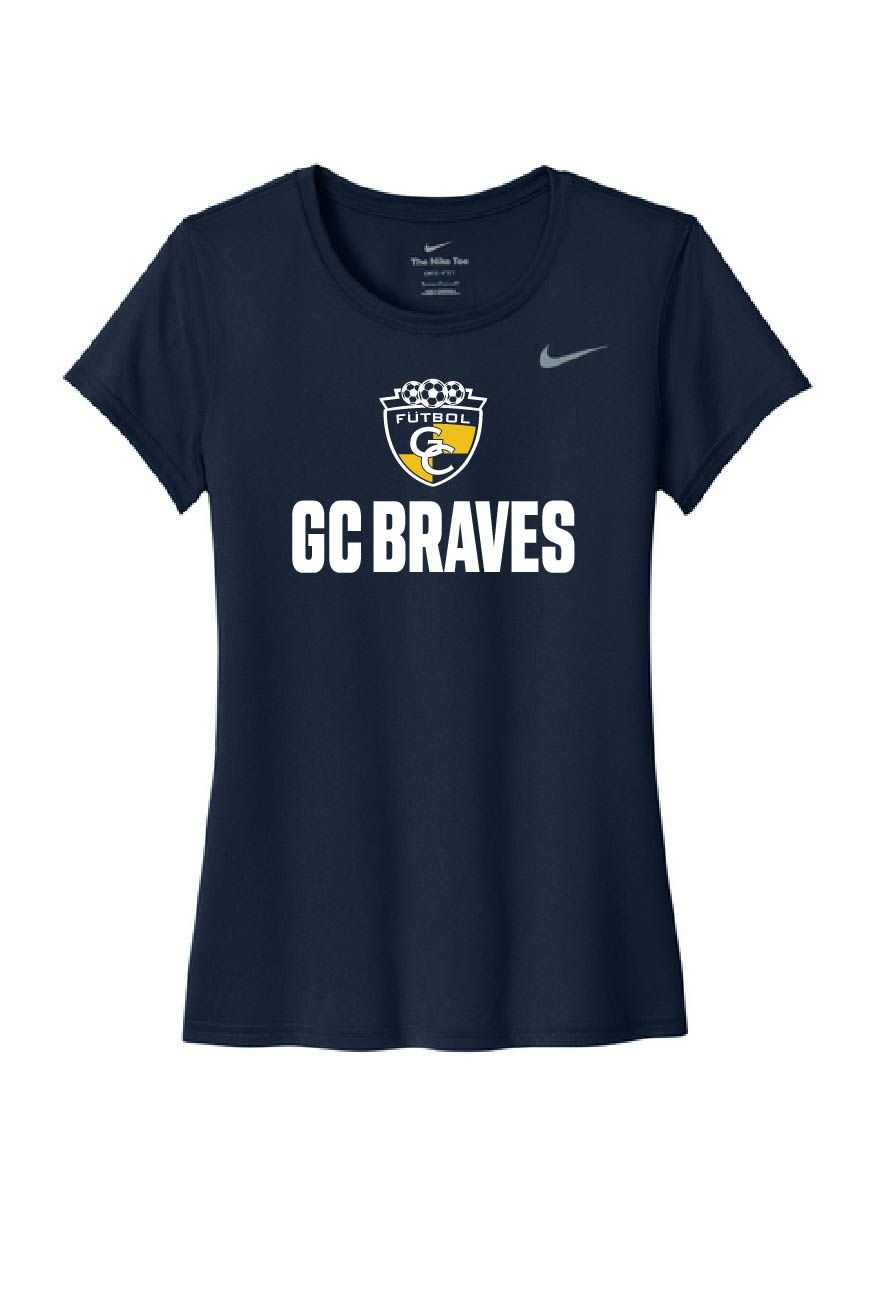 NIKE WOMEN'S NAVY TEE