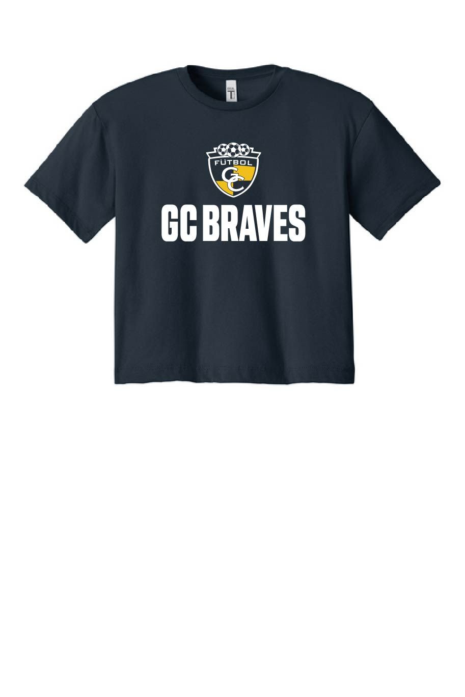 WOMENS NAVY CROP TOP