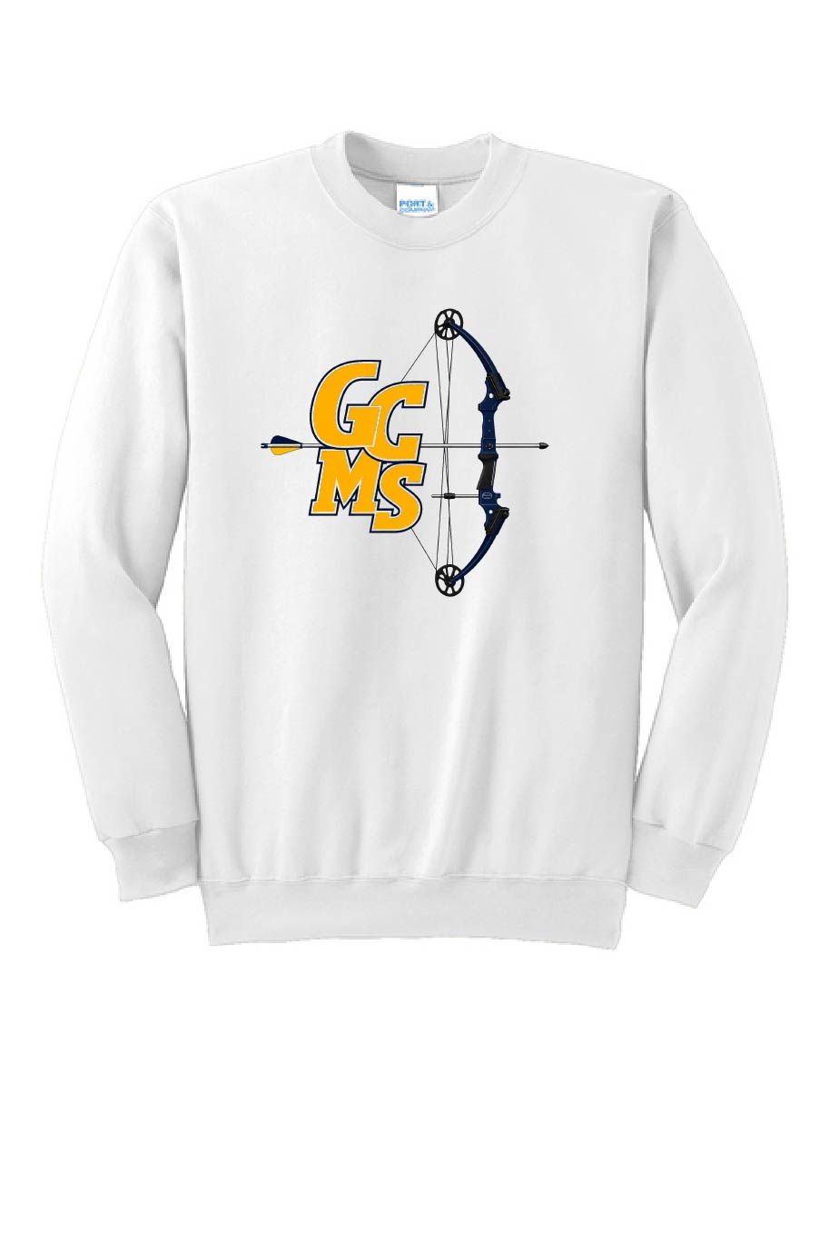 UNISEX WHITE CREWNECK