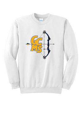 UNISEX WHITE CREWNECK