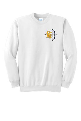 UNISEX WHITE CREWNECK