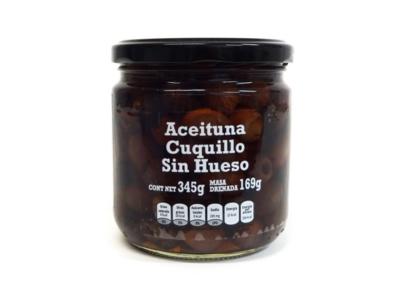 Aceituna Cuquillo sin hueso (345 gr.)