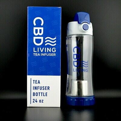CBD Infused Tea Tea Infuser Bottle BPA free Plastic CBD Oil