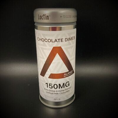 ALAMO BOTANICALS - D8 CHOCOLATE DIME, 10MG