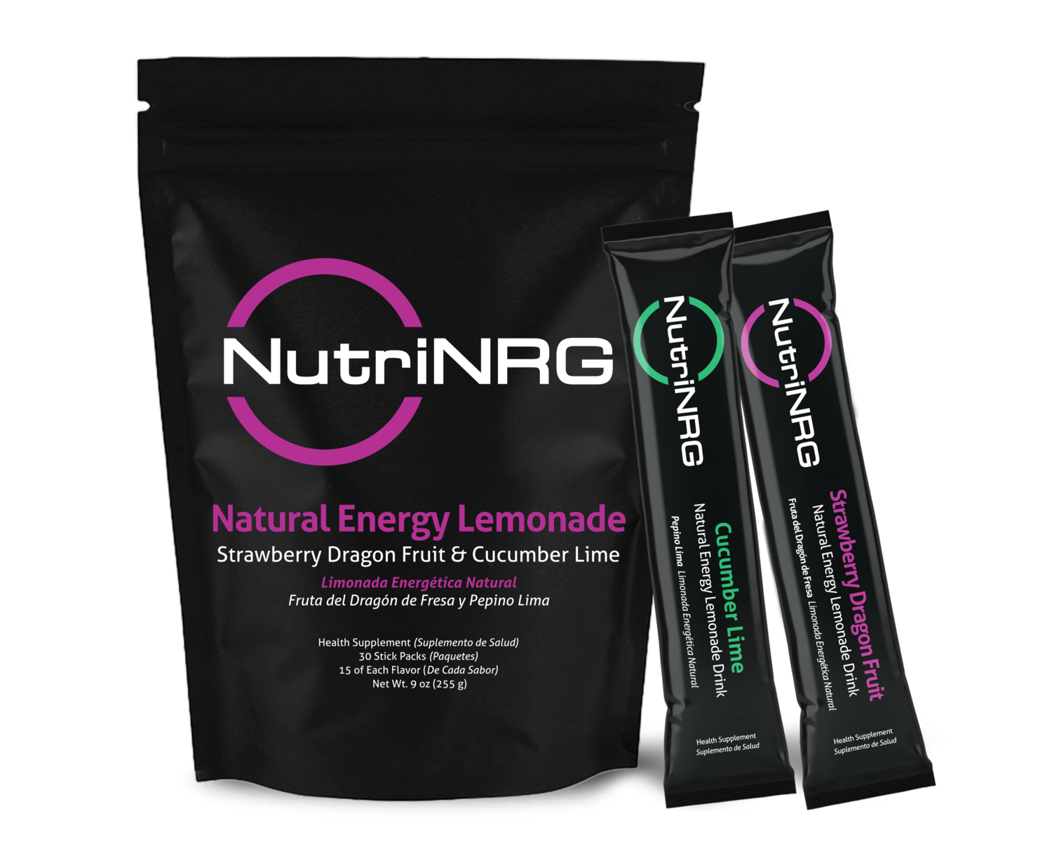 NUTRI-NRG NATURAL ENERGY LEMONADE DRINK 5 DAY SAMPLE