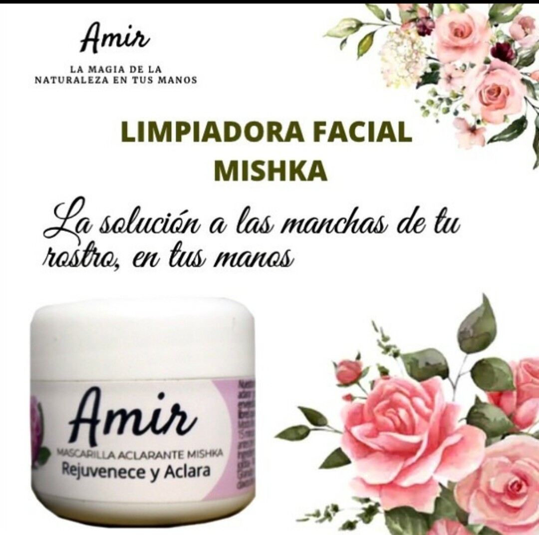 Mascarilla facial aclarante