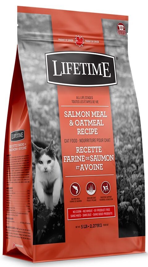 Lifetime Salmon & Oatmeal Cat