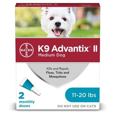 Advantix II For Dogs Teal