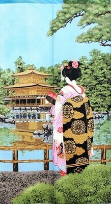 JAPANESE NOREN APPRENTICE GEISHA TEMPLE