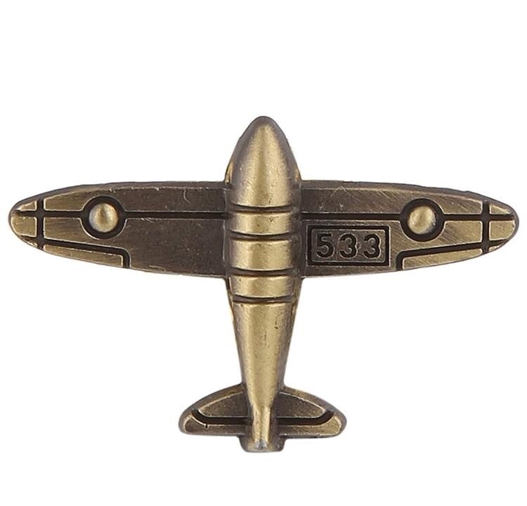 Aero plane Shape Lapel Pin