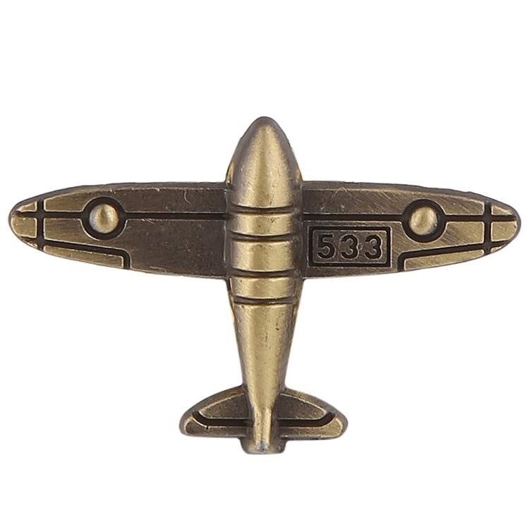 Aeroplane Shape Lapel Pin