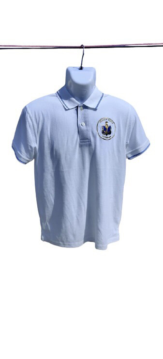 T SHIRT NAVY Premium (White) Pure Cotton (Branded)