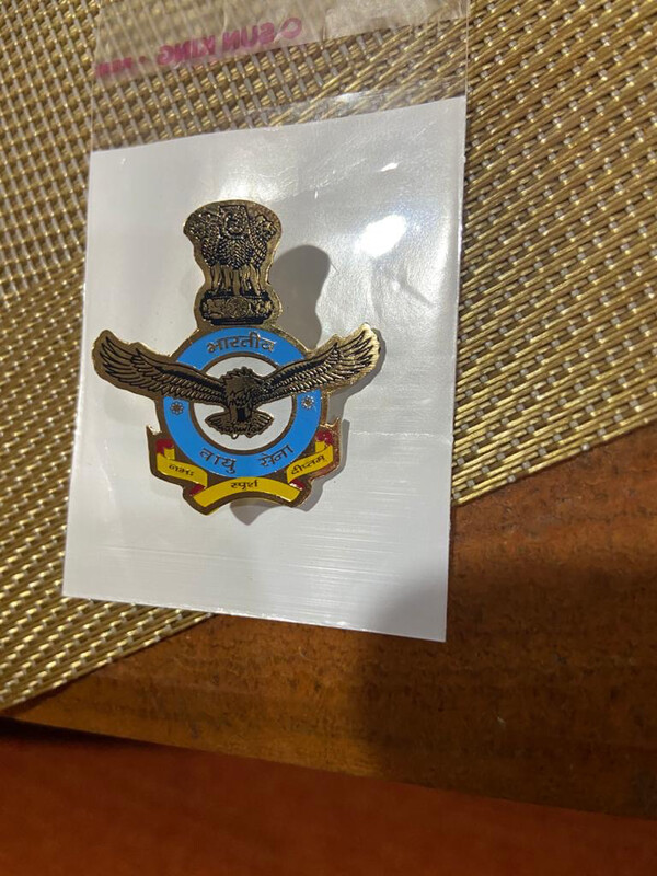 Lapel Pins Army Navy IAF (Cut In Logo Shape)
