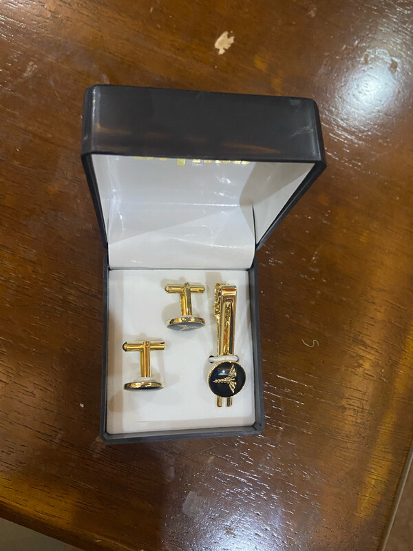 Medical Professional Tie Pin &amp; Cufflink Set