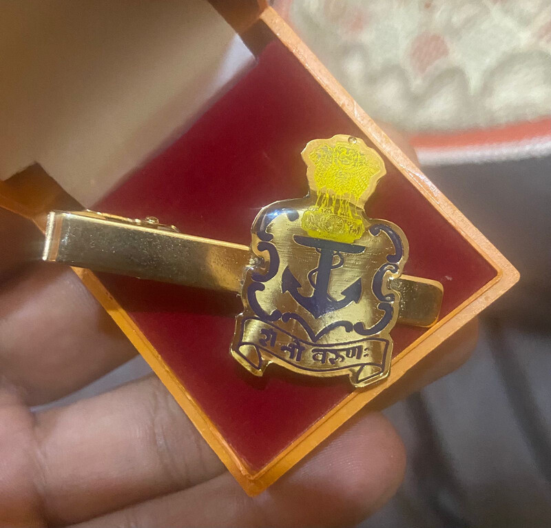 Indian Navy Tie Pin Premium