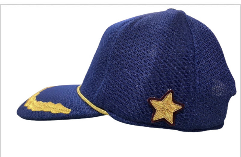 CAP Navy Veteran (Blue) Single Braided With Commodore Star