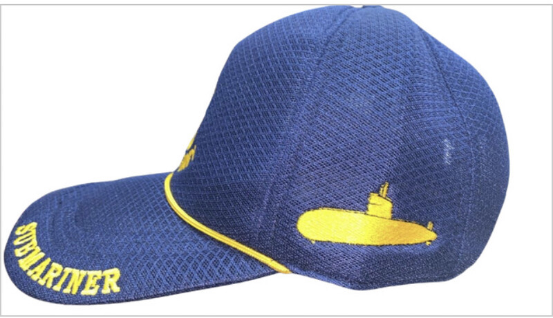 CAP NAVY with Flag &amp; Submarine