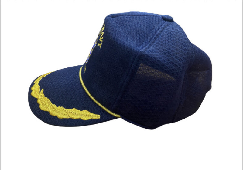 Indian Navy Golden Peak Veteran Cap
