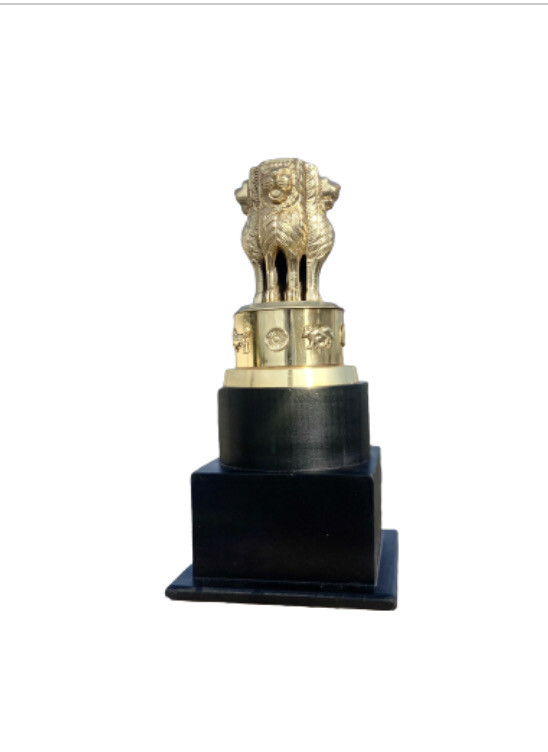 Big Ashoka Emblem Lion Capital 12.5 Inches