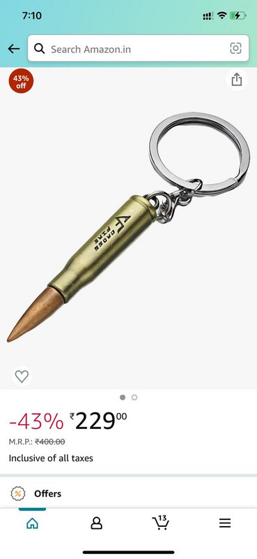 Bullet Key Chain