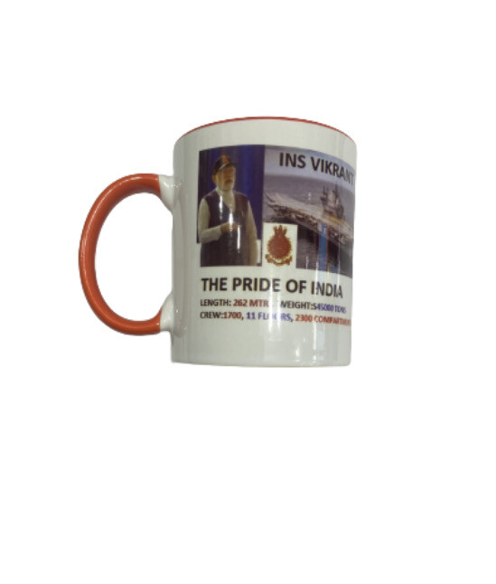 Coffee Mug Vikrant &amp; PM 