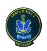 Round navy velcro flick Badge For Blazer/ Half Coat/ jacket 