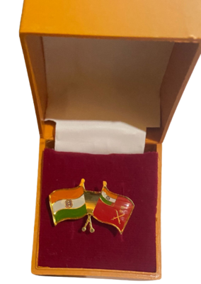 Army Flag And India Flag Pair Lapel Pin