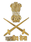 Army Mobile Sticker Golden Finish