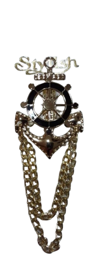Anchor Brooch For Coat