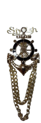Anchor Brooch For Coat