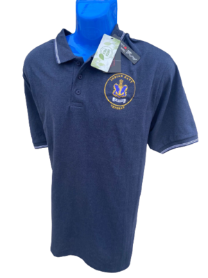 T  SHIRT Indian Navy Veteran (Navy Blue) Pure Cotton