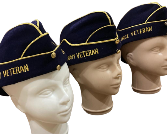  Veteran's Side  cap #Mufti Cap with brass logo 