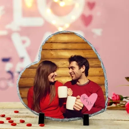 STONE PHOTO FRAME PERSONALISED PICS