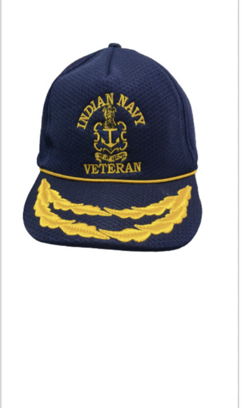 CAP NAVY Veteran (Blue) Double Braided