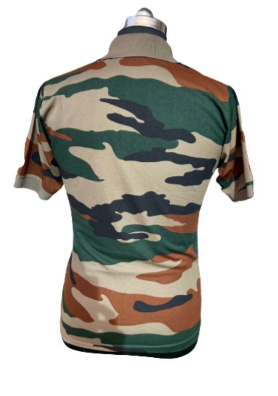 Camouflage Tshirt with Army logo &amp; pocket