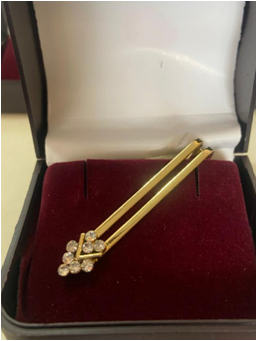 stone tie pin