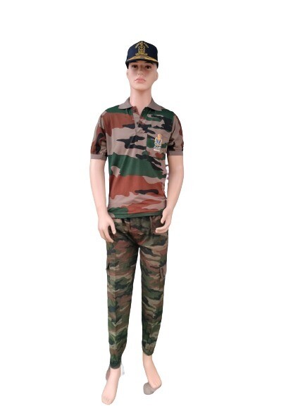 Combat camouflage track pant