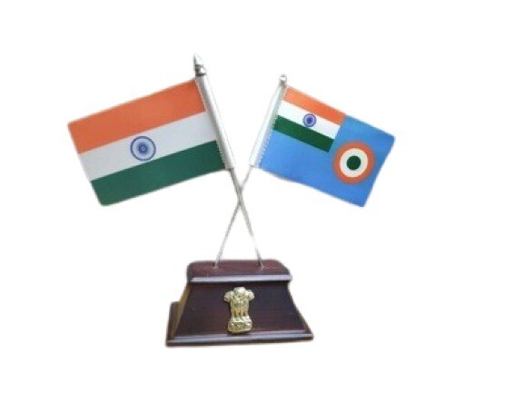 Defence Flag With National Flag