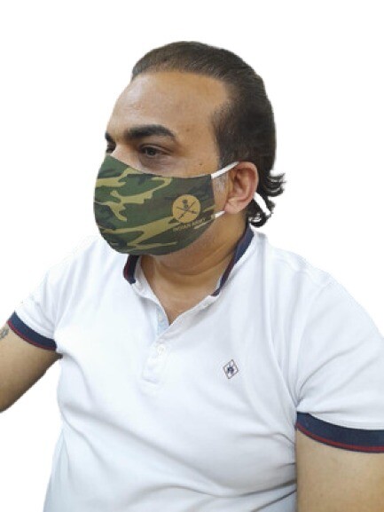 Masks For army, Navy And IAF Veterans 5 Pcs Set