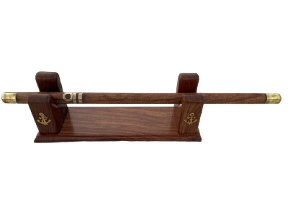 Baton Stand/station Brown Sheesham Wood