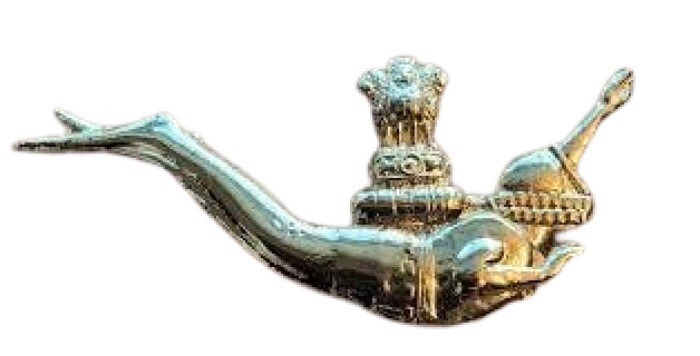 Diver Badge Brass Pure