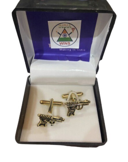 Pistol 🔫 Shaped Cufflink Set of 2