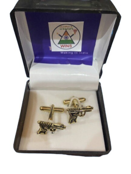 Pistol 🔫 Shaped Cufflink Set of 2