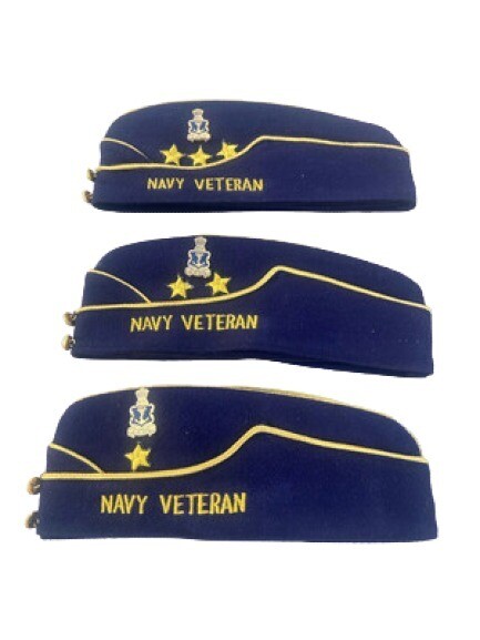 Rear Admiral Mufti Cap With Navy Lapel Pin