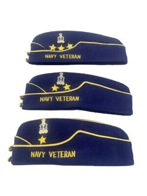 Rear Admiral Mufti Cap With Navy Lapel Pin